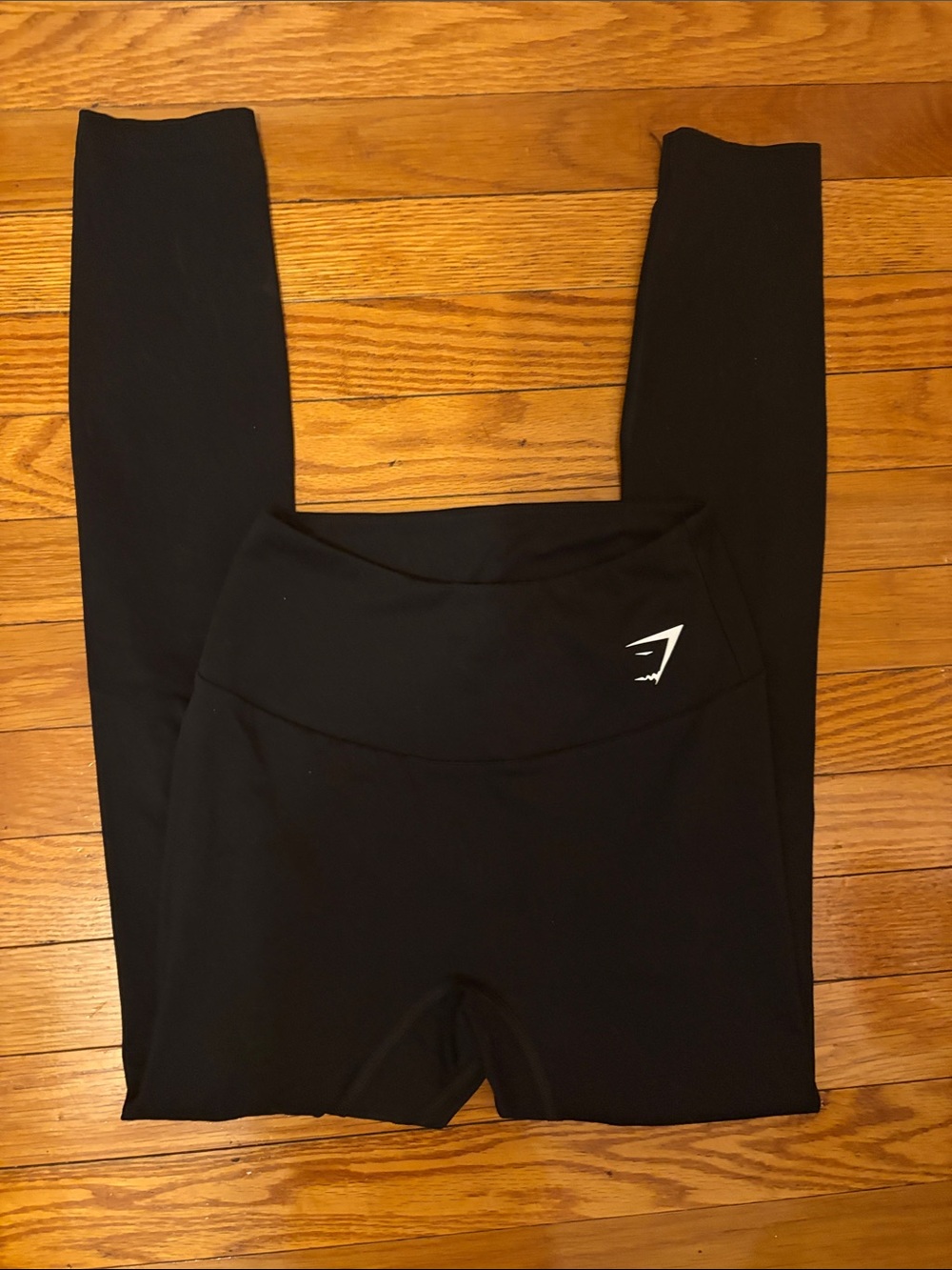 Gymshark Black High-Waist Seamless Leggings with Logo